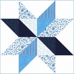 Barn Star in cobalt by Barn Star in cobalt by