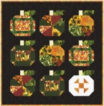 Pumpkins and Patches on black by Pumpkins and Patches on black by