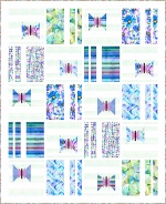 Fluttering By in blue by Fluttering By in blue by